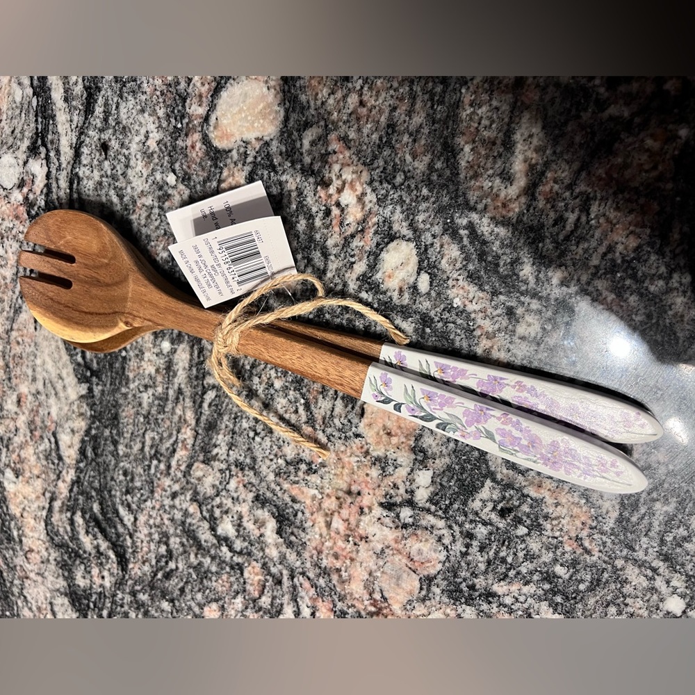 New Acacia Wood Server Spoon
